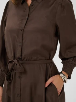 Kaffe Damen Kleid KAemine in mocca