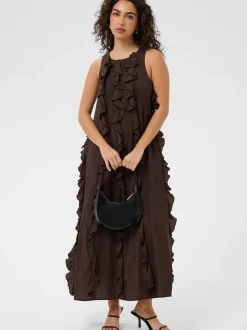 Kaffe Damen Kleid KAines in braun
