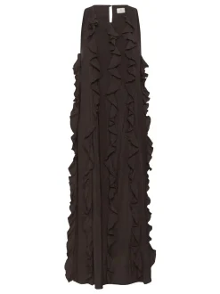 Kaffe Damen Kleid KAines in braun