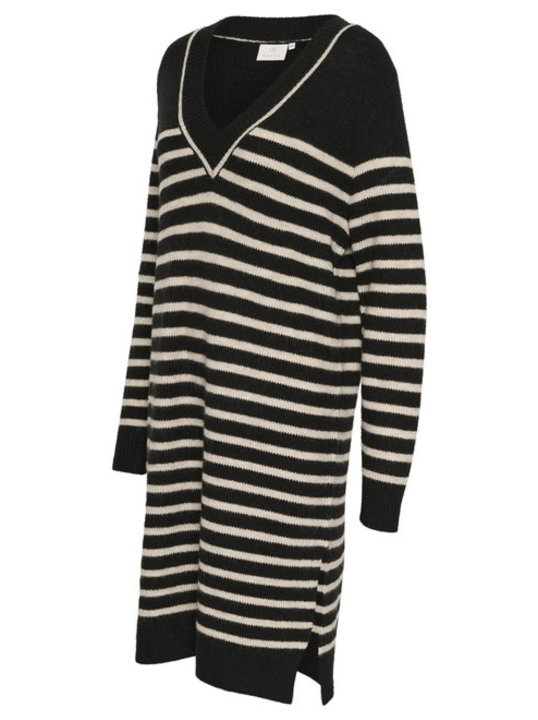 Kaffe Damen Kleid KAjuno in schwarz mehrfarbig
