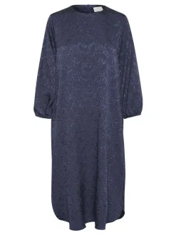 Kaffe Damen Kleid KAlauren in indigo