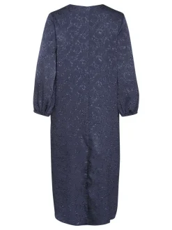 Kaffe Damen Kleid KAlauren in indigo