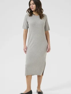 Kaffe Damen Kleid Kalizza in grau