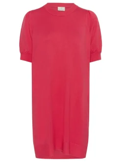 Kaffe Damen Kleid KAlizza in himbeer