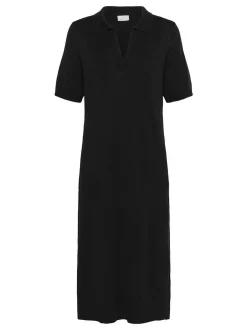Kaffe Damen Kleid KAlizza in schwarz