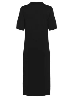 Kaffe Damen Kleid KAlizza in schwarz
