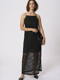 Kaffe Damen Kleid KAlora in schwarz