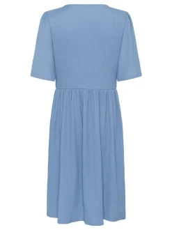 Kaffe Damen Kleid KAmolly in blau