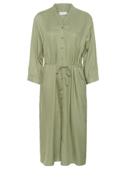 Kaffe Damen Kleid KAolga in lind