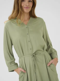 Kaffe Damen Kleid KAolga in lind