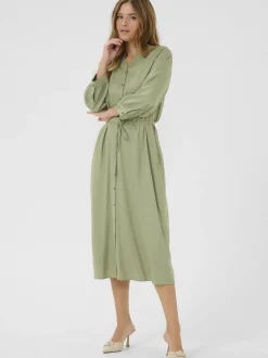Kaffe Damen Kleid KAolga in lind