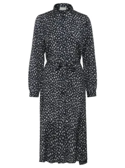 Kaffe Damen Kleid KAoline in blau
