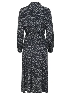 Kaffe Damen Kleid KAoline in blau