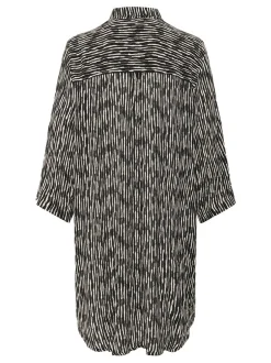 Kaffe Damen Longbluse KAjessi in schwarz