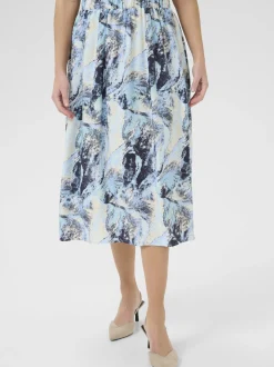 Kaffe Damen Rock KAjasmin in blau