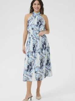 Kaffe Damen Rock KAjasmin in blau