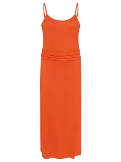 Kaffe Damen Strandkleid KAdahlia in orange