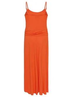Kaffe Damen Strandkleid KAdahlia in orange
