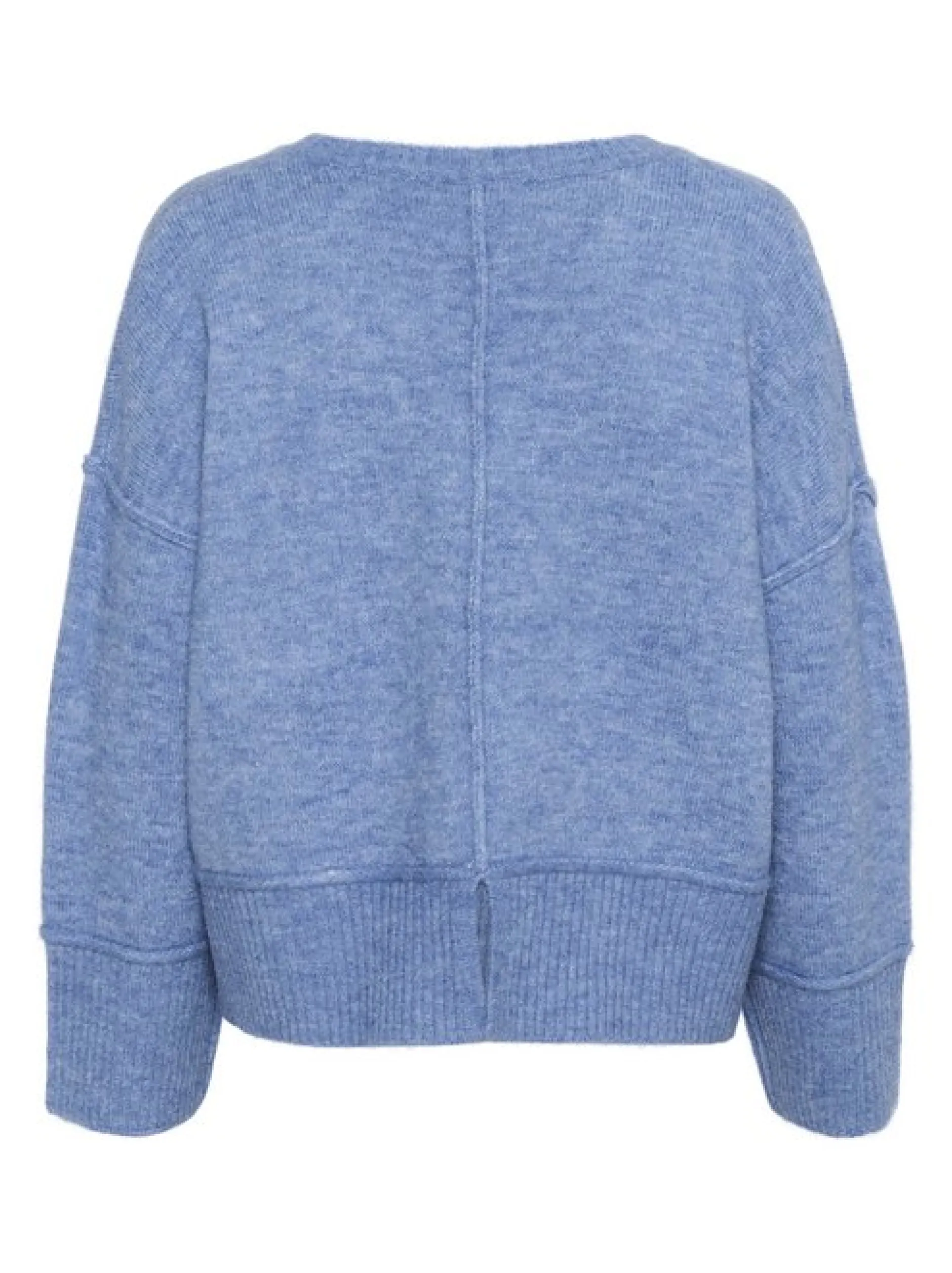 Kaffe Damen Strickpullover KAfridana in blau