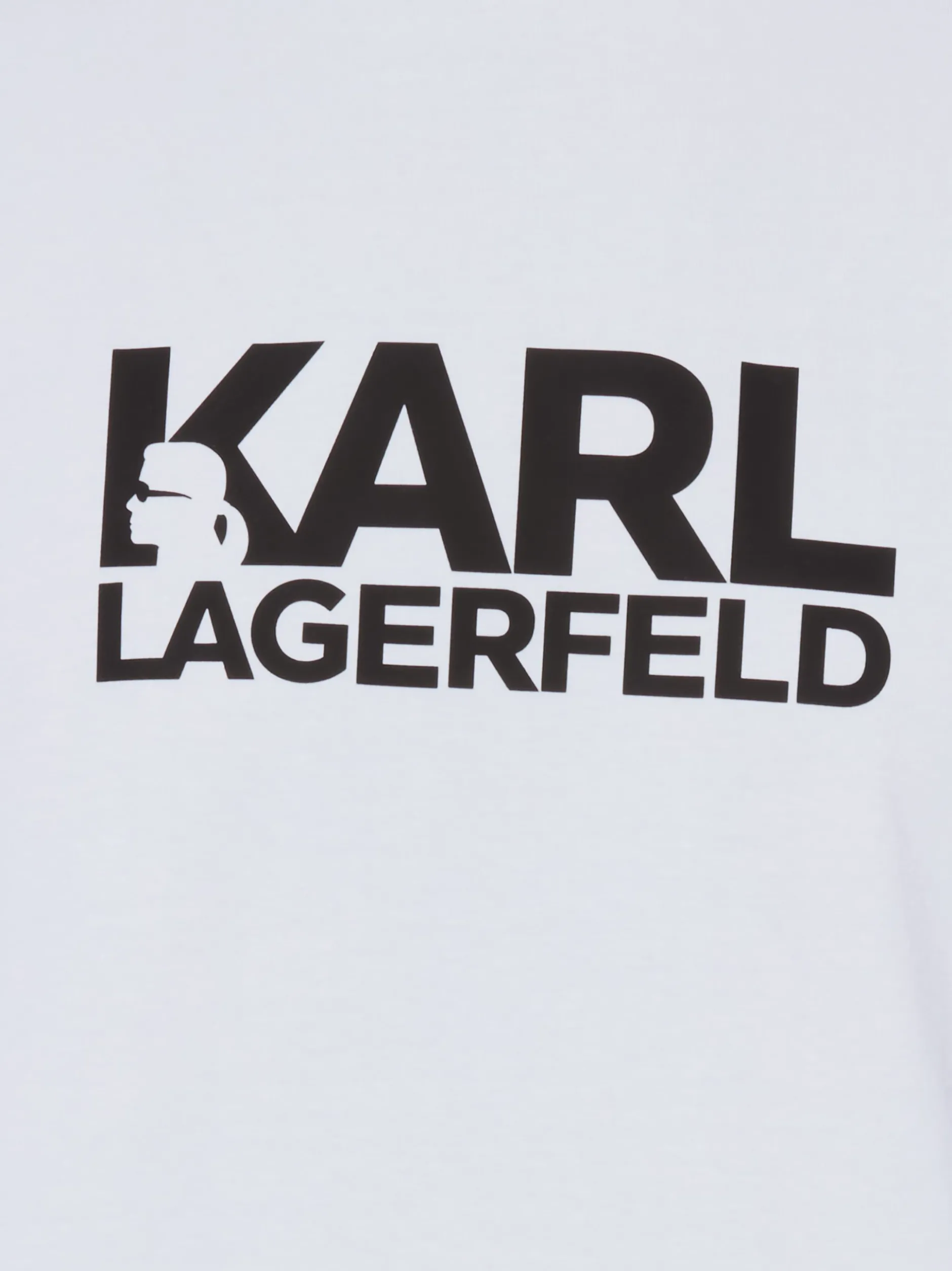 KARL LAGERFELD Herren T-Shirt in weiß schwarz