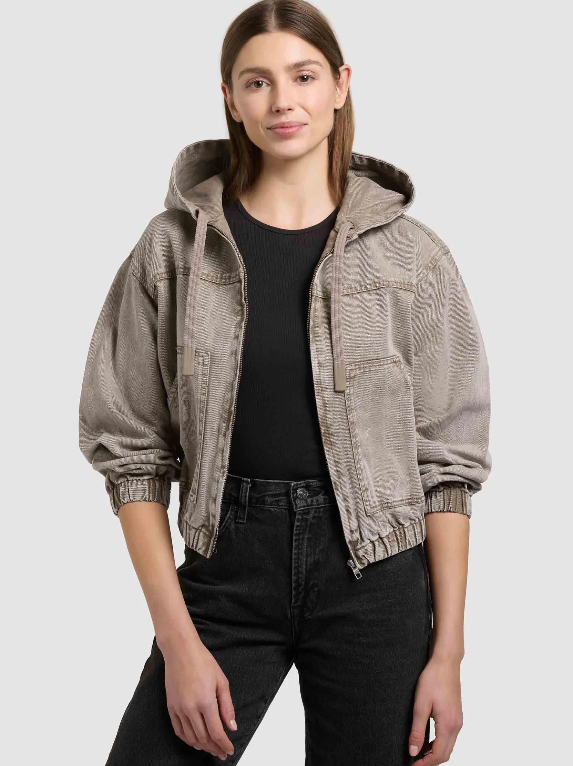 Khujo Damen Jeansjacke - Gretel in braun
