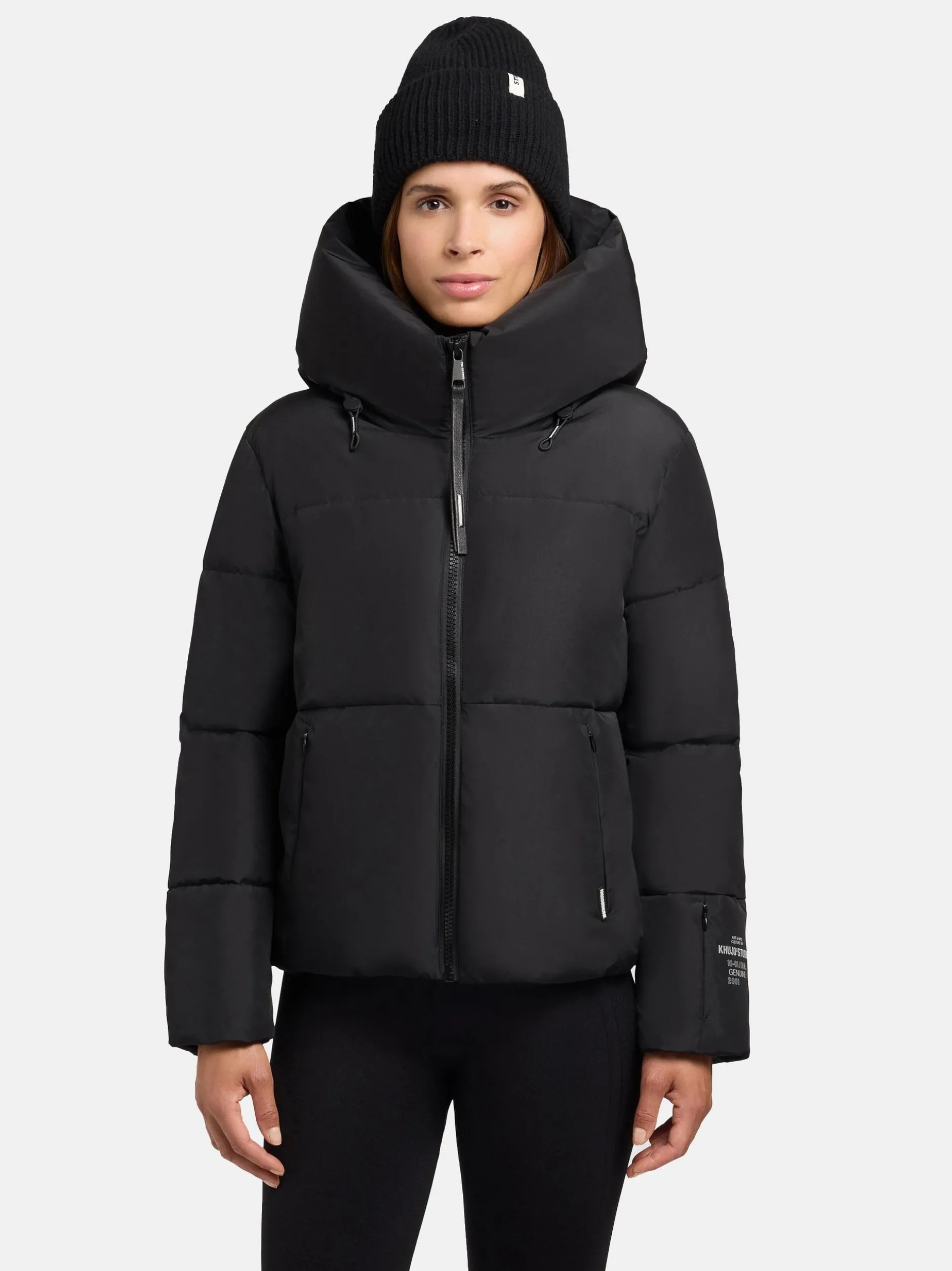 Khujo Damen Steppjacke - Audrey Matt in schwarz