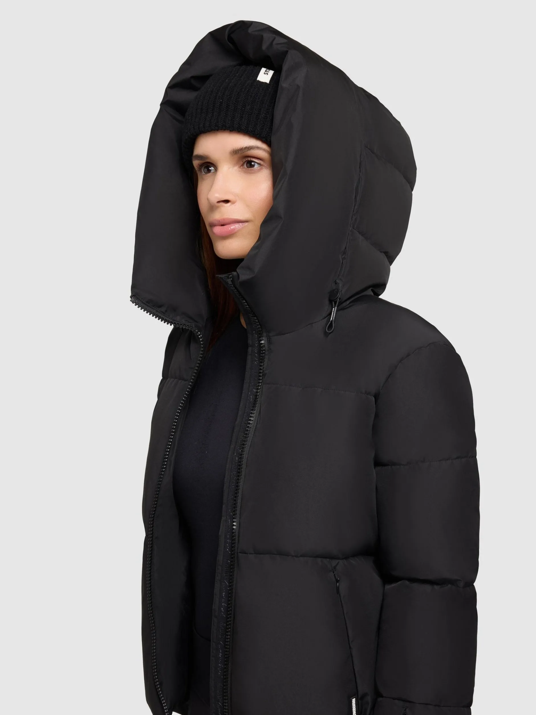 Khujo Damen Steppjacke - Audrey Matt in schwarz