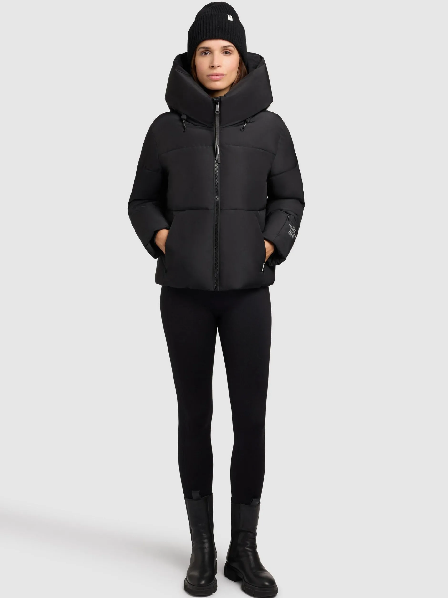 Khujo Damen Steppjacke - Audrey Matt in schwarz