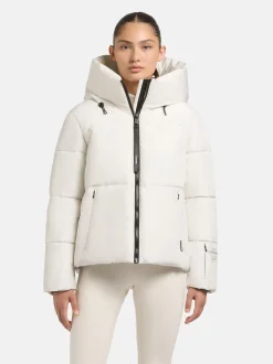 Khujo Damen Steppjacke - Audrey Matt in weiß