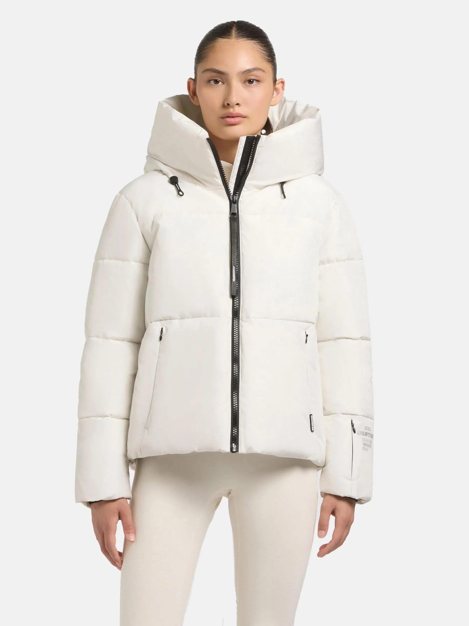 Khujo Damen Steppjacke - Audrey Matt in weiß