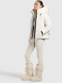 Khujo Damen Steppjacke - Audrey Matt in weiß