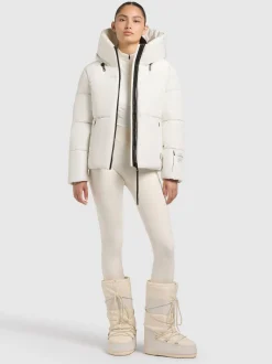 Khujo Damen Steppjacke - Audrey Matt in weiß
