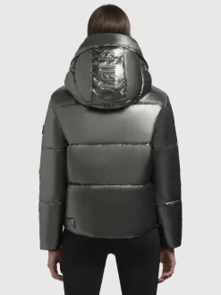 Khujo Damen Steppjacke - Devina Shiny-YM in anthrazit