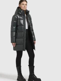 Khujo Damen Steppjacke - Jadet2-YM in grün
