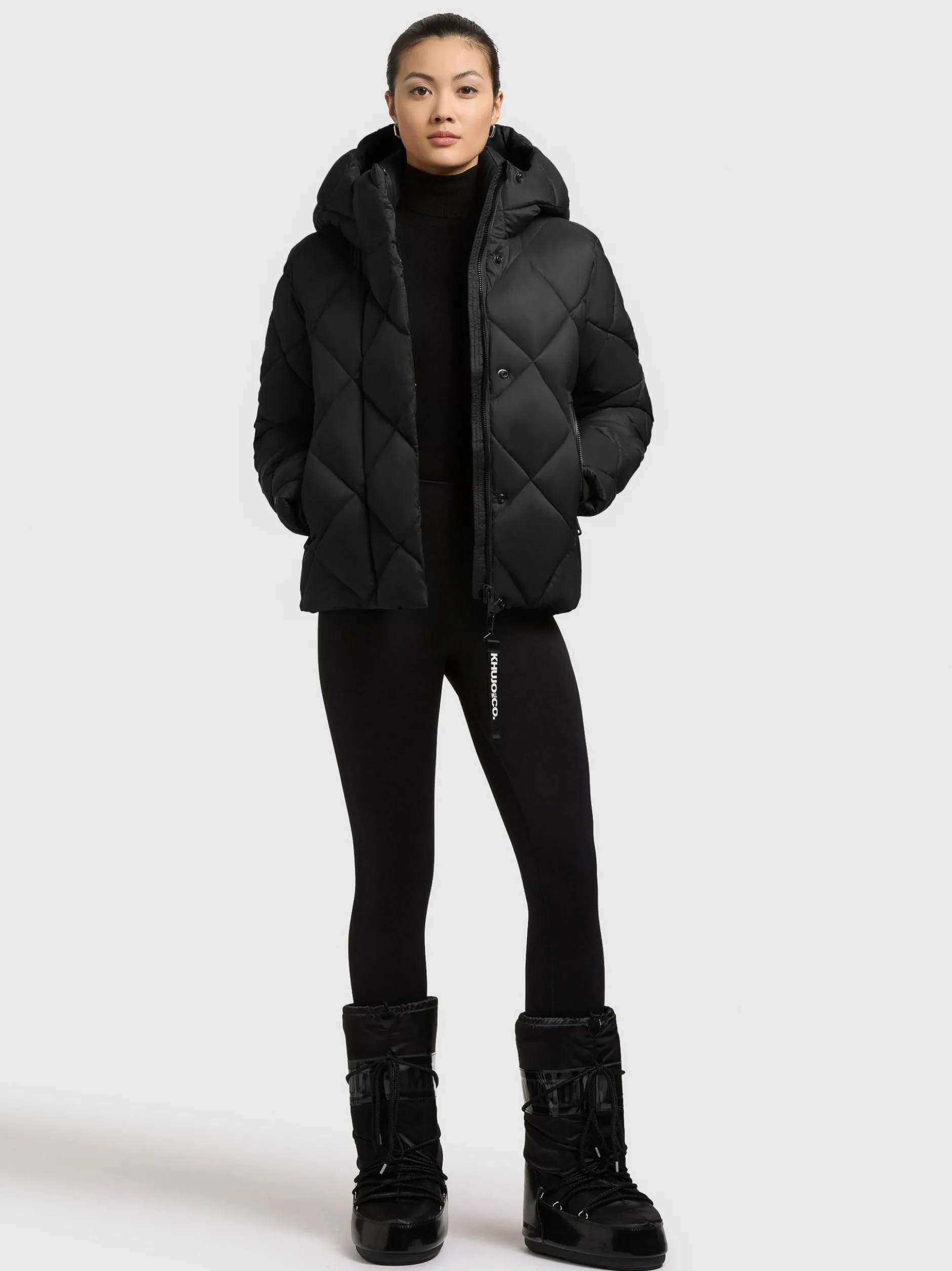 Khujo Damen Steppjacke - Lilian in schwarz
