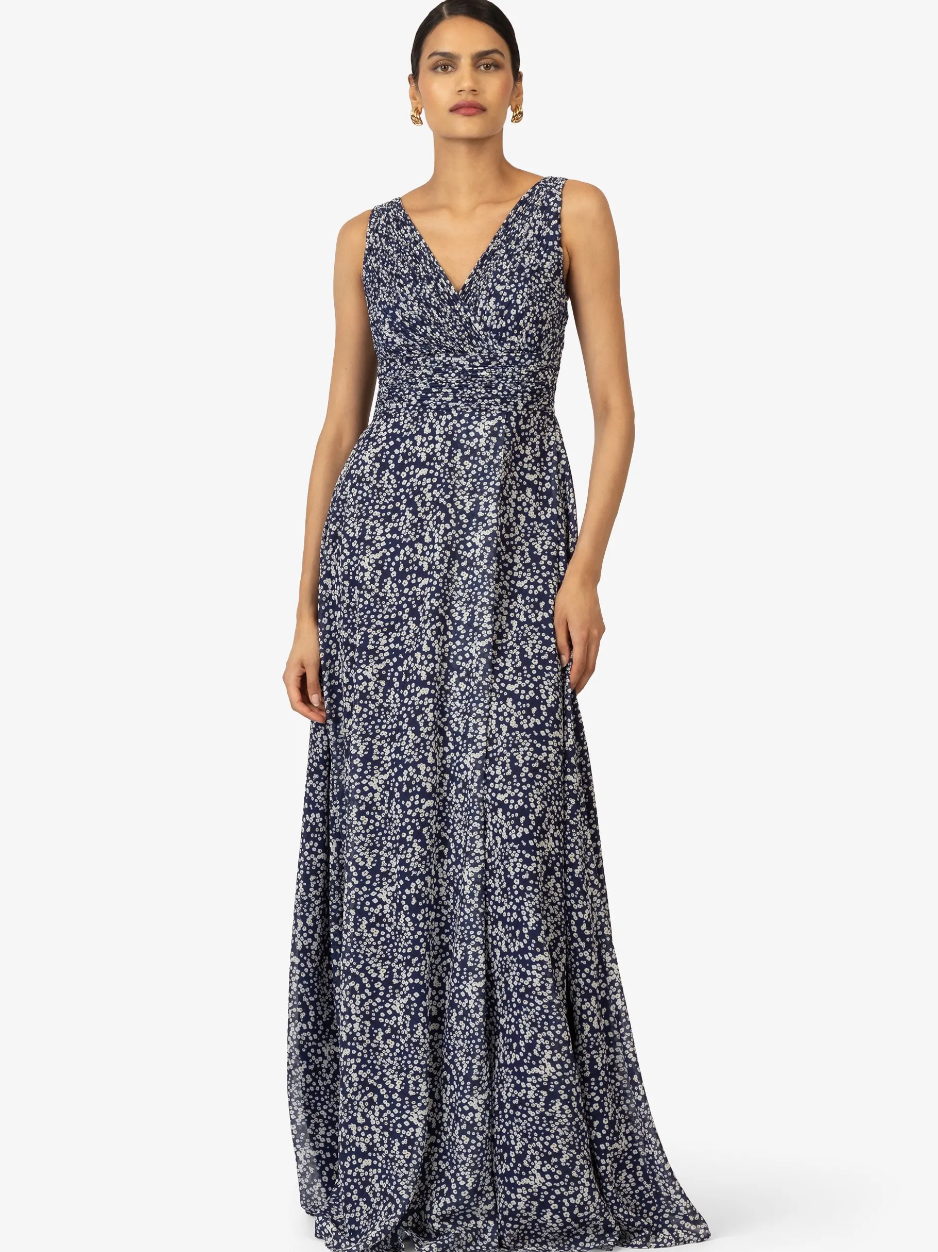 Kraimod Damen Abendkleid in blau - Länge: lang