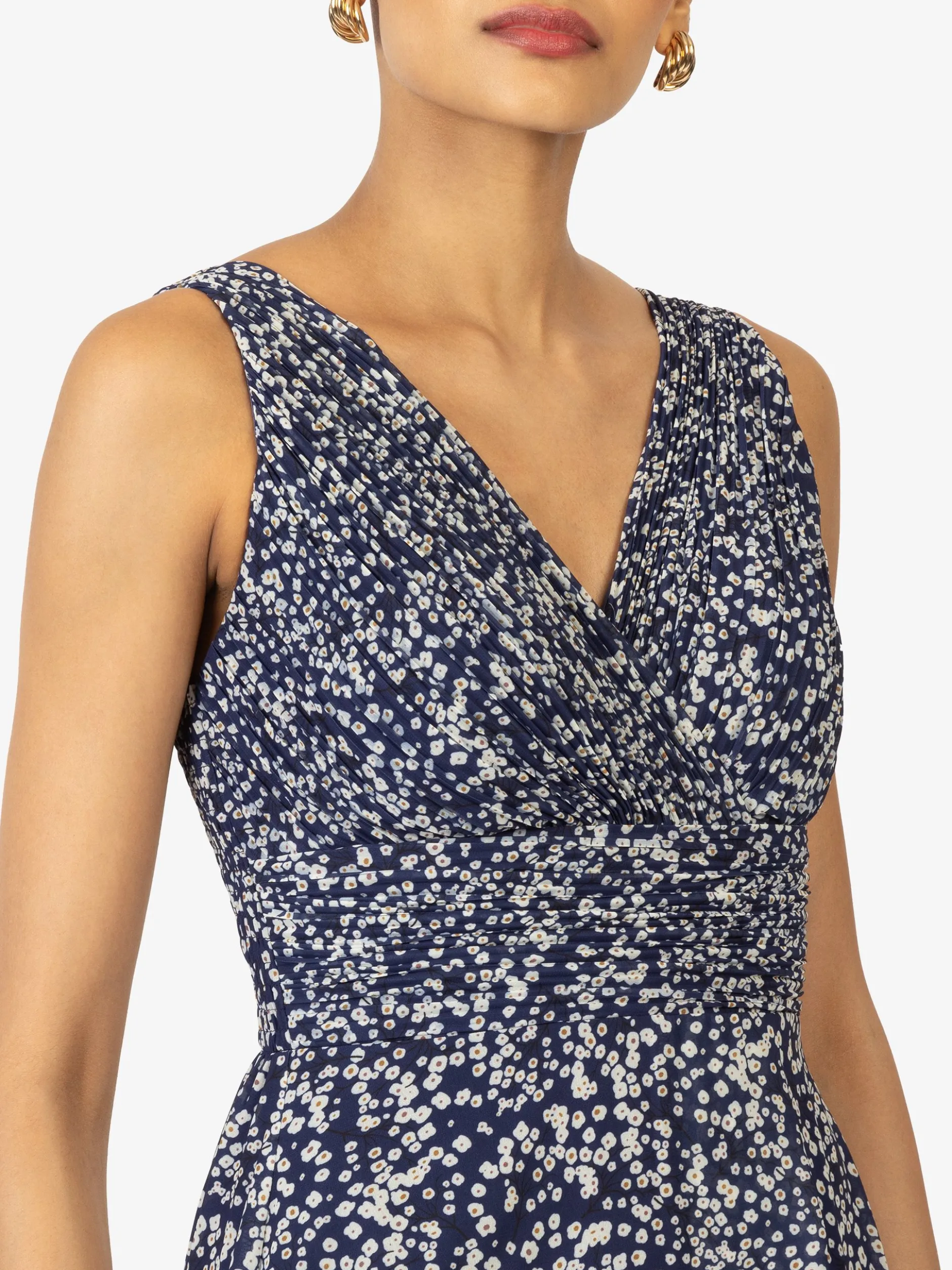 Kraimod Damen Abendkleid in blau - Länge: lang