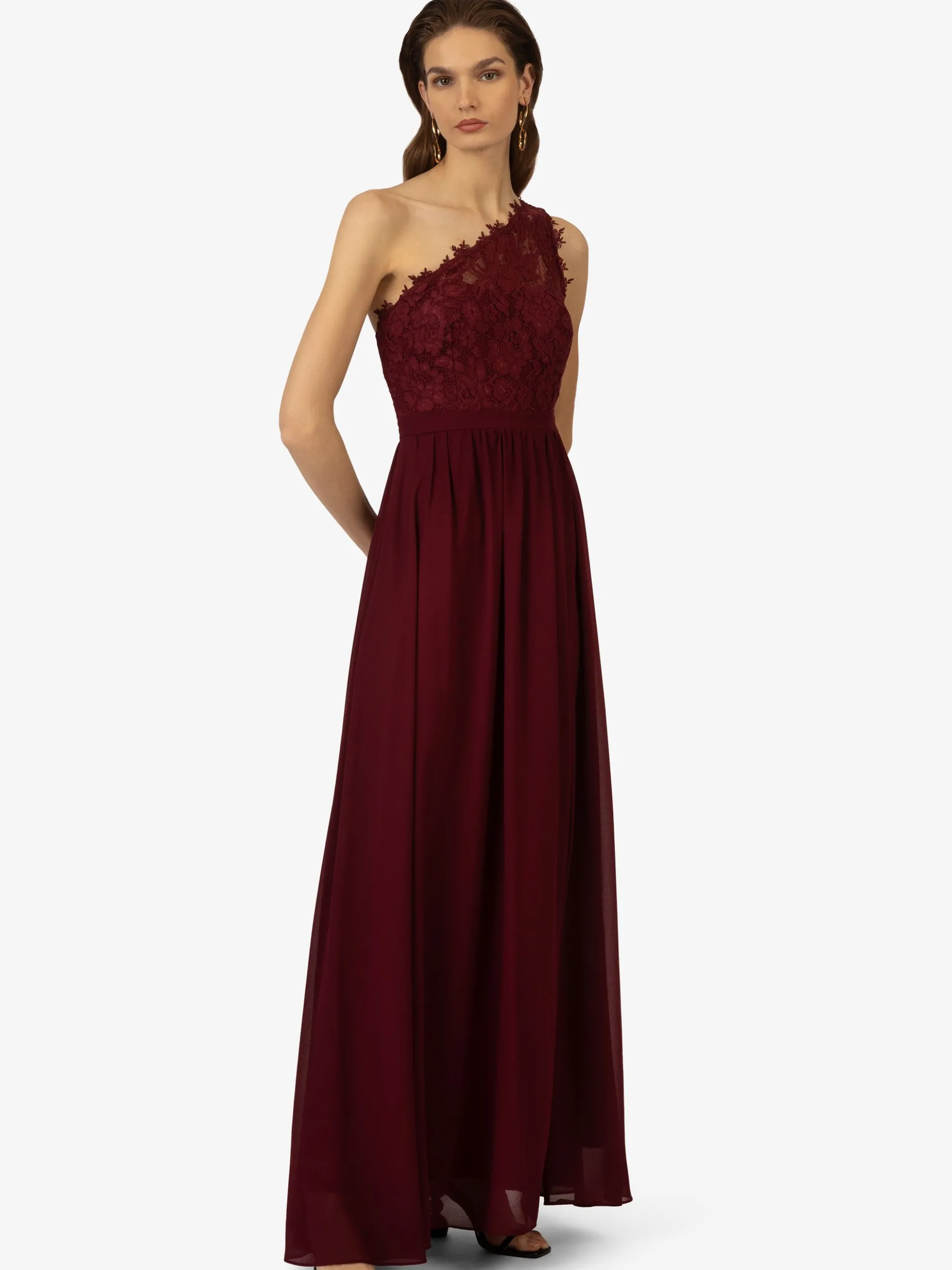 Kraimod Damen Abendkleid in bordeaux - Länge: lang
