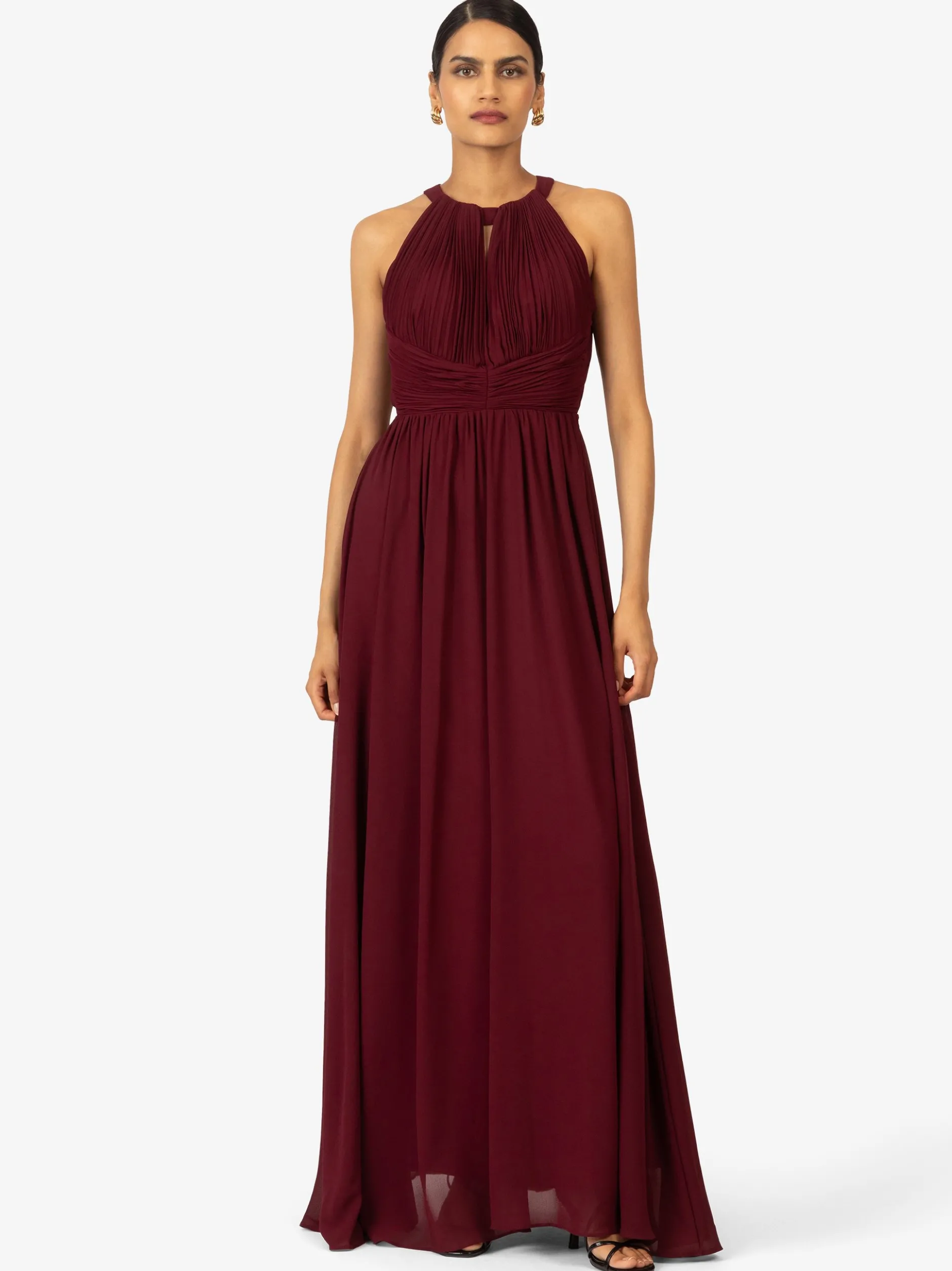 Kraimod Damen Abendkleid in bordeaux - Länge: lang