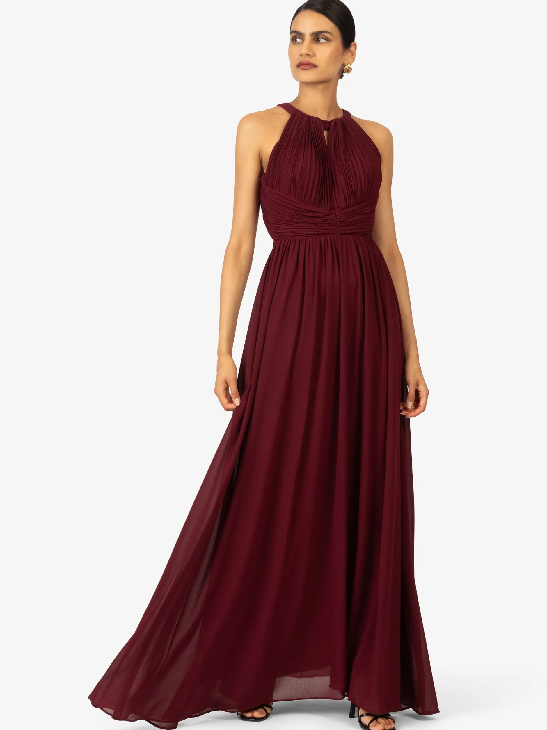 Kraimod Damen Abendkleid in bordeaux - Länge: lang