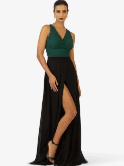 Kraimod Damen Abendkleid in grün - Länge: lang