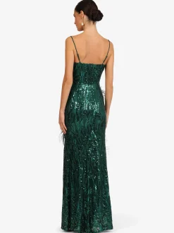 Kraimod Damen Abendkleid in grün - Länge: lang