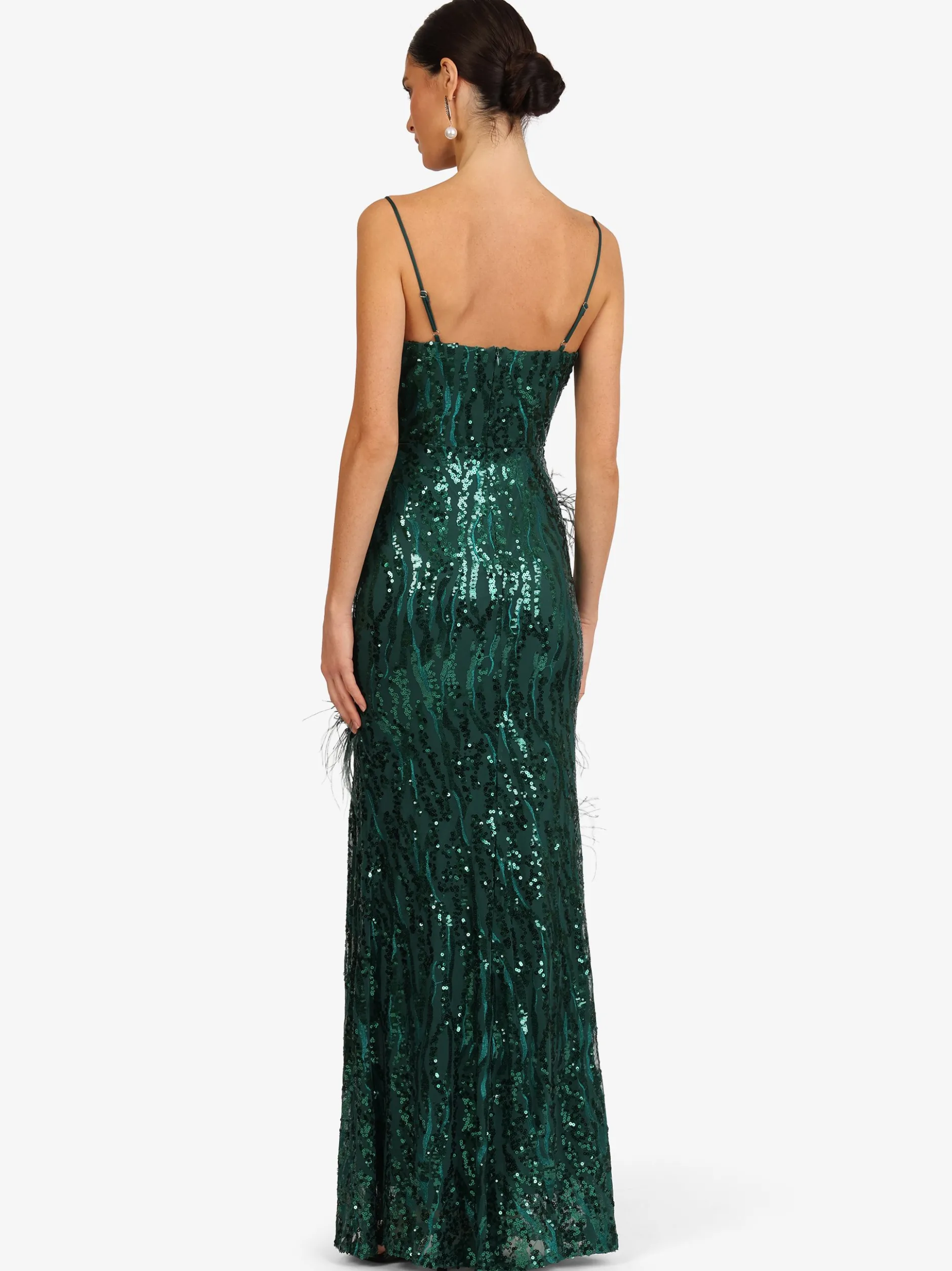 Kraimod Damen Abendkleid in grün - Länge: lang
