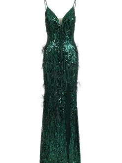 Kraimod Damen Abendkleid in grün - Länge: lang