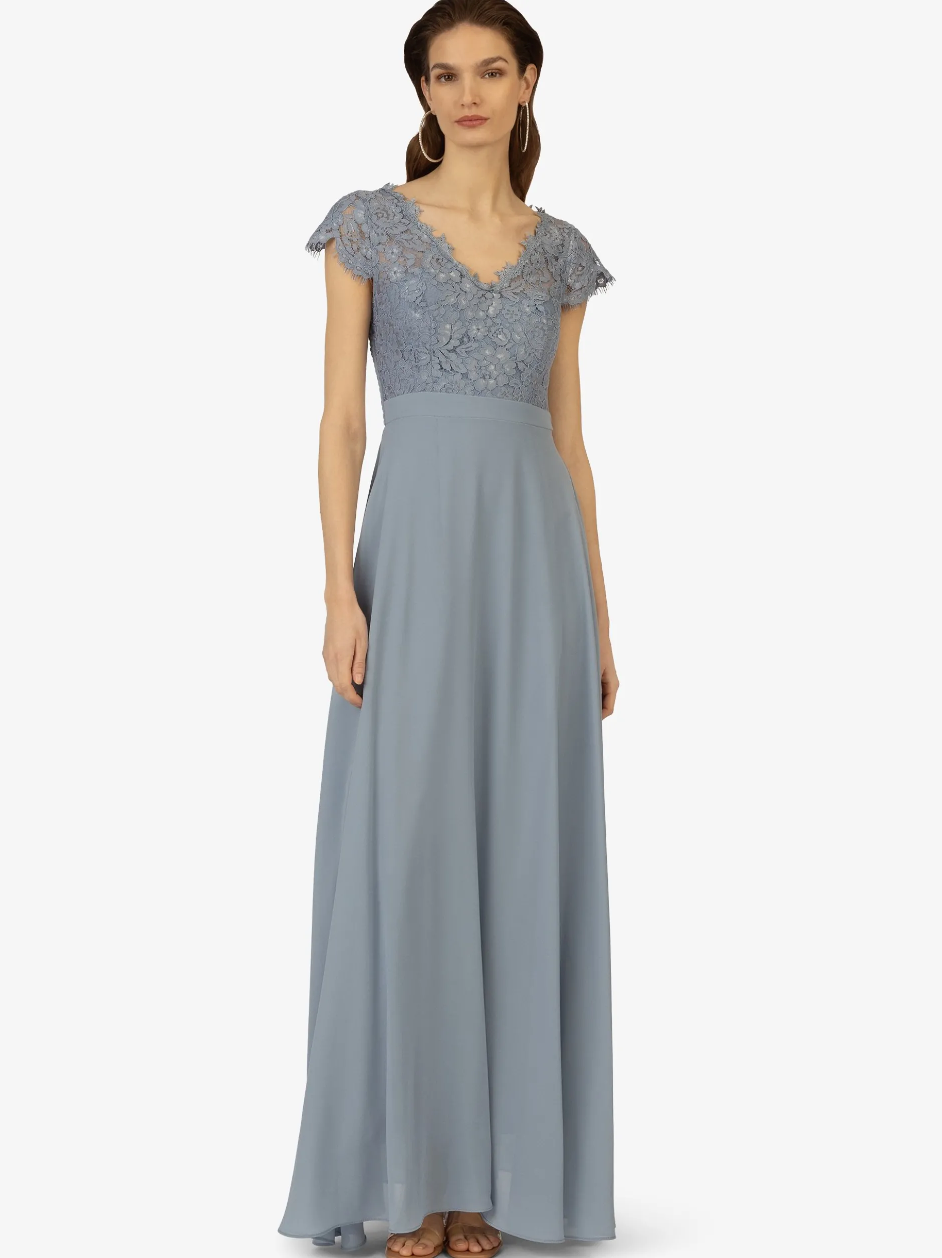 Kraimod Damen Abendkleid in hellblau - Länge: lang