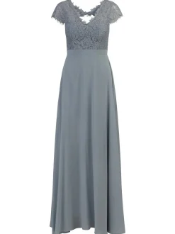 Kraimod Damen Abendkleid in hellblau - Länge: lang