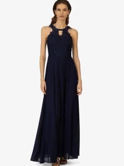 Kraimod Damen Abendkleid in marine - Länge: lang
