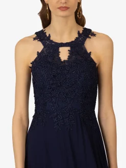 Kraimod Damen Abendkleid in marine - Länge: lang