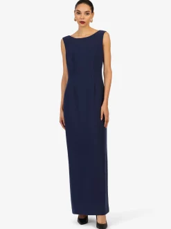 Kraimod Damen Abendkleid in marine - Ausschnitt: U-Boot