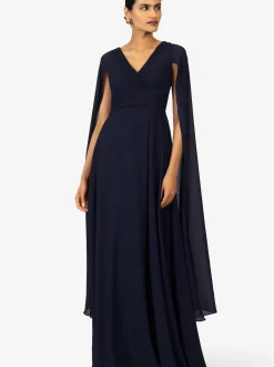 Kraimod Damen Abendkleid in marine - Länge: lang